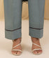Women's Unstitched Crinkle Chiffon Embroidered Grey 3 Piece Suit